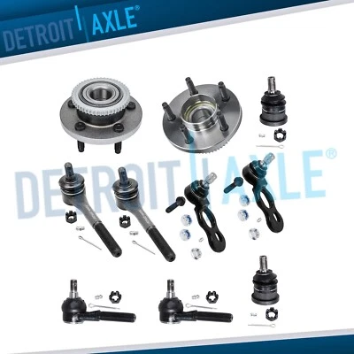 Front Wheel Bearing Hub Ball Joint Tierod for 1997-2002 Town Car Crown Victoria — 第 1/4 张图片