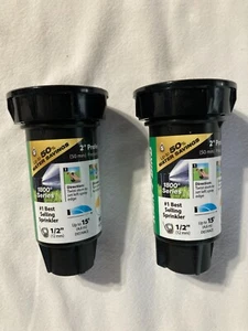 (2) Rain Bird 1802QDSPRS 2in 1800 Dual Spray Head 90 Quarter Pattern Sprinkler - Picture 1 of 6
