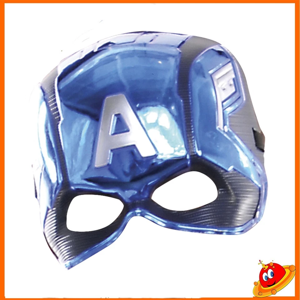 Carnevale Bambino travestimento Maschera  Viso Capitan America - Immagine 1 di 1