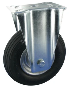Fixed Caster Wheel 200mm Foamed Polyurethane Roller Bearing Load Capacity:100KG - Picture 1 of 2