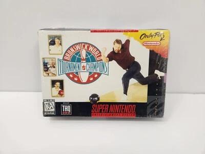 Brunswick World Tournament of Champions (Super Nintendo) SNES NEW FACTORY SEALED - Image 1 of 2