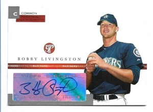 Bobby Livingston 2005 Topps endosos personales prístinos automático #PEC-BL #/497 - Imagen 1 de 2