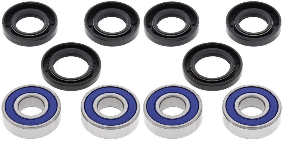 Kit de rolamento para rodas dianteiras compatível com Suzuki LT-F250 Ozark 2002-2014 - Imagem 1 de 3