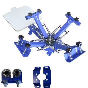 4 Color 1 Station T-Shirt Screen Printing Press Machine Table Type Press Printer - Picture 1 of 13