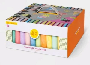Juego de tiza para acera Sun Squad 120 piezas, multicolor, lavable ~ nuevo - Imagen 1 de 3