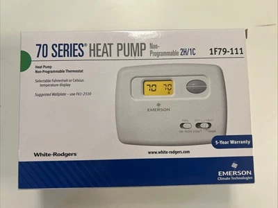 Emerson White-Rodgers 1F79-111 70 Series Non-Programmable Thermostat, 2H/1C - Image 1 of 4