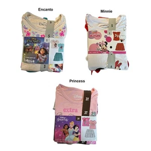 Disney Girl's 3-Piece Short Sleeve Flutter Sleeve & Ruffled Skirt Set - Picture 1 of 7