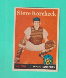 1958 TOPPS WASHINGTON SENATORS # 403 STEVE KORCHECK NM - Picture 1 of 2