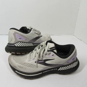 Brooks Adrenaline GTS 23 Damenschuhe Größe 7 grau lila sportliche Laufschuhe Turnschuhe - Bild 1 von 19