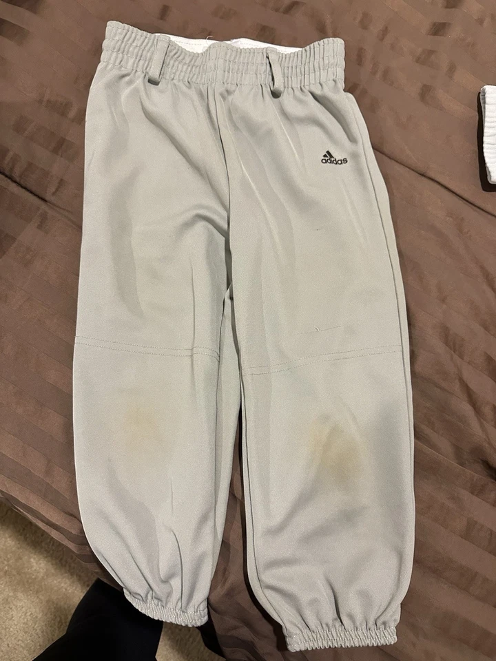 Pantalones de béisbol Adidas Youth XS negros Foto 1 de 1