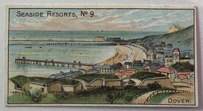 W.D. & H.O. Wills Seaside Resorts  1899 Card Number 9 - Dover (Westward Ho Back) - Image 1 of 2
