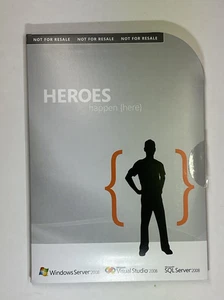 Microsoft HEROES happen {here} - P72-03467 Win Server 2008, VS 2008, SQL 2008 - Picture 1 of 3