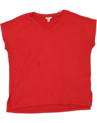 Camiseta Top Mujer ORVIS UK 16 Grande Rojo Poliéster FW10 Foto 1 de 4
