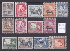 Juego de piezas KUT 1954 QEII MNH a £1 (nº 1s30). Gato aprox 130€. - Imagen 1 de 2
