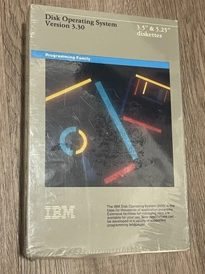 Vintage IBM DOS Version 3.30 Disk Operating System 1987  SEALED - Image 1 of 4
