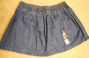 Girl Faded Glory Scooter Skirt Skort Size XS S M L XL Blue Denim - Picture 1 of 1