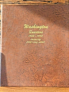 1932 thru 1998PDS & Silver Proof Washington Quarter Album W Slipcase & All Coins - Picture 1 of 11