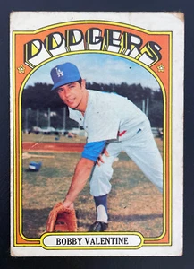 1972 Topps #11 - BOBBY VALENTINE - LA Dodgers - Foto 1 di 3