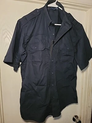 Propper Mens Shirt Uniform Zip Front Size M Polyester Blend  Short Sleeve  - Image 1 of 3