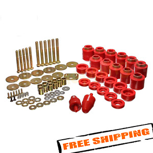 Energy Suspension 2.4108R Red 1 in. Body Lift Kit