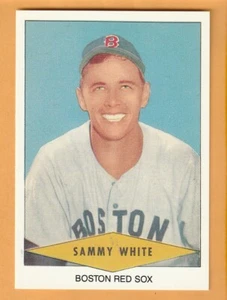 Sammy White Boston Red Sox 1991 Fritsch 1954 Red Heart Reprint card - Picture 1 of 2