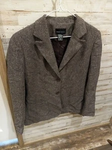 moda international Womens Wool Jacket. Button Front Two Pockrts. Size 8 - Picture 1 of 3