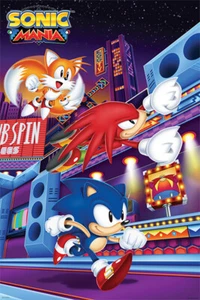 SONIC THE HEDGEHOG SONIC MANIA 24x36 POSTER SEGA GENESIS NINTEND0 VIDEOGIOCO NUOVO - Foto 1 di 1