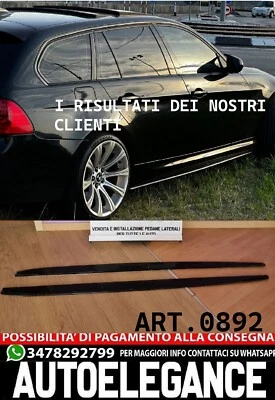 0892  SOTTO MINIGONNE ADATTE PER BMW SERIE 3 E90 E91 LOOK SPORTIVO - Immagine 1 di 4