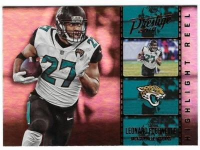 Leonard Fournette 2018 Prestige Highlight Reel Xtra Points Red #HRLF Parallel NM - Image 1 of 2