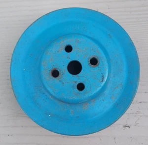 1970 Oldsmobile 442 W30 3 Groove "KF" Waterpump Pulley. GM # 399404 Original - Picture 1 of 3