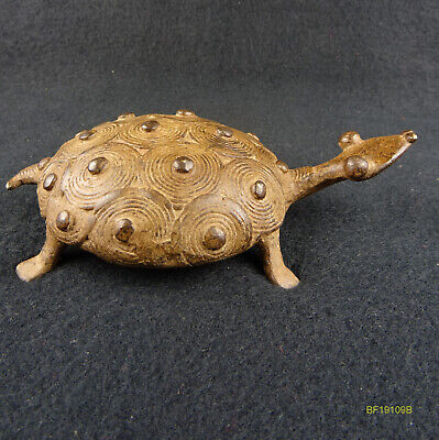 Burkina Faso Bobo SchildkrÖte Bronze Verlorene Form Tortoise • 48€