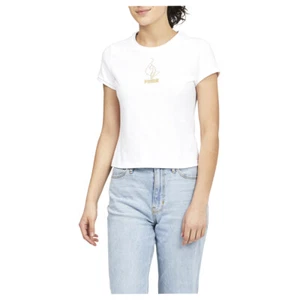PUMA X Baby Phat Fierce Fitted Tee Womens White Casual Tops 53512402 - Picture 1 of 4