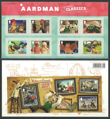 GB 2022 AARDMAN КЛАССИКА ФИЛЬМЫ УОЛЛЕС GROMMIT ШОН ОВЕЦ ПРЕЗЕНТАЦИОННЫЙ ПАКЕТ MNH - Изображение 1 из 3