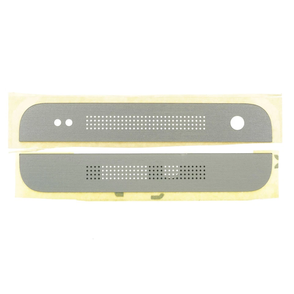 HTC ONE Mini M4 Adesivo Copertura Cover, Argento 2 Pz. Sotto Sopra Adesivo - Immagine 1 di 1