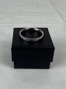 Titanium Wedding Engagement Ring Flat Court Shaped Band Men's /Ladies Ring SZ 14 - Picture 1 of 5