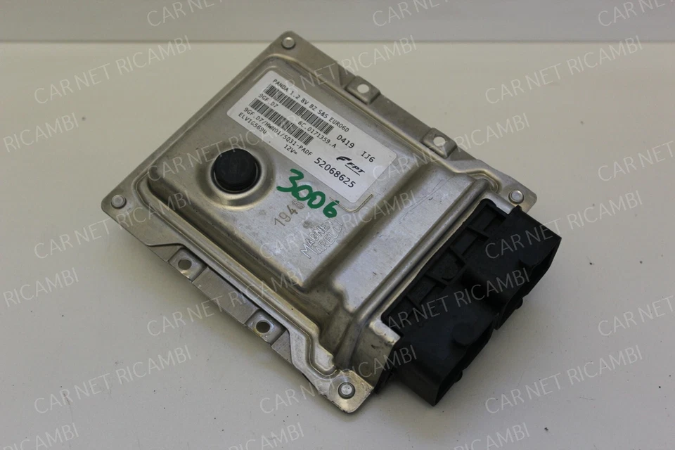 9GF.D7 HWN01 52068625 FPT 9GF CENTRALINA MOTORE ECU FIAT PANDA 1.2 8V S&S EURO6 — 第 1/4 张图片