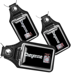Compatible with 1970's Cheyenne 10 20 30 Series Design Faux Leather Key Ring FOB - Bild 1 von 6