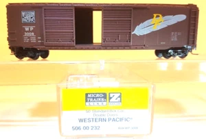 Z MTL 506 00 232 50ft Std Box Car Double Doors Western Pacific WP - Picture 1 of 3