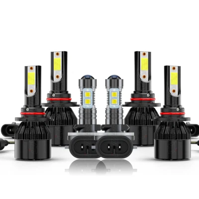 For Freightliner Coronado 2013-2018 -6x LED Headlight hi/lo beam+Fog Light bulbs - Image 1 of 4