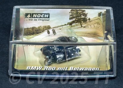 1/87 H0, Noch 16402 BMW R60 mit Beiwagen in schwarz, Classic Bikes, NOS - Bild 1 von 3