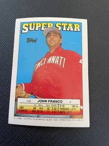 Cincinnati Reds John Franco Vintage Super Star Sticket MLB Baseball - Picture 1 of 3