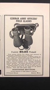 1926 German Army Officers Field Glasses & Barbasol Vintage Print Ad - Picture 1 of 4