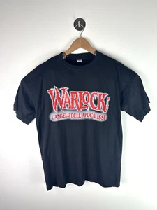 Vintage Warlock The Armageddon single stitch T shirt Italian Horror movie XL - Picture 1 of 7