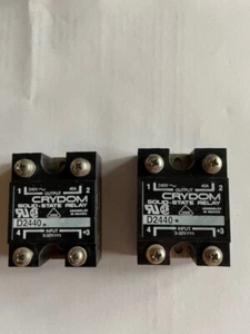 Crydom D2440 Solid-State Relay 24-240VAC 40A Out, 3-32VDC In. Used Fully Tested - Picture 1 of 2
