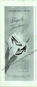 Florsheim Brogies Zapatos Impresión Anuncio Efímero Arte de Pared Decoración Senderista Campus - Imagen 1 de 1