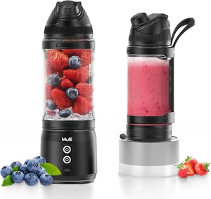Portable Blender, 24Oz Travel Blender for Shakes and Smoothies, USB Rechargeable - Picture 1 of 6