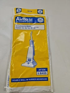 Airflo AF206 Vacuum Cleaner Bags - 5 Pack - Fits Electrolux Upright Models - Picture 1 of 5