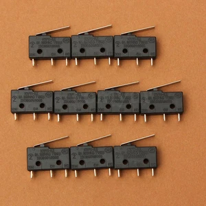 10 x SPDT Straight Hinge Lever Roller Momentary Micro Switch KW11-3Z 5A 250V AC - Picture 1 of 6
