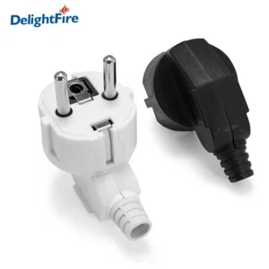 New EU Plug Adapter 16A Rewireable Schuko Male Plug for France Germany Korea - Picture 1 of 10