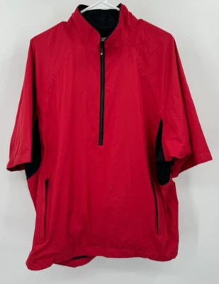 DRYJOYS FOOTJOY Men's Sz M Waterproof 1/2 Sleeve 1/2 Zip  Jacket - Image 1 of 4